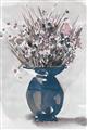 Picture of Blue Pot of Daisies _GroupedProduct_Rectangle_Portrait_Unframed_Print_Only_