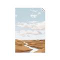 Picture of Desert Landscape Creek  _GroupedProduct_Rectangle_Portrait_Unframed_Print_Only_