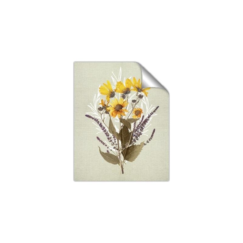 Picture of Dried Flowers with Outline II  _GroupedProduct_Rectangle_Portrait_Unframed_Print_Only_