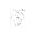 Picture of Line Drawn Horses I _GroupedProduct_Rectangle_Portrait_Unframed_Print_Only_