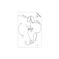 Picture of Line Drawn Horses I _GroupedProduct_Rectangle_Portrait_Unframed_Print_Only_