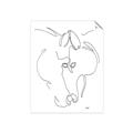 Picture of Line Drawn Horses I _GroupedProduct_Rectangle_Portrait_Unframed_Print_Only_