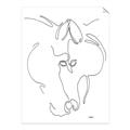 Picture of Line Drawn Horses I _GroupedProduct_Rectangle_Portrait_Unframed_Print_Only_
