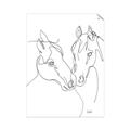Picture of Line Drawn Horses II  _GroupedProduct_Rectangle_Portrait_Unframed_Print_Only_
