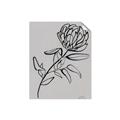 Picture of Gray Floral  _GroupedProduct_Rectangle_Portrait_Unframed_Print_Only_