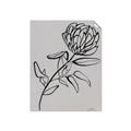 Picture of Gray Floral  _GroupedProduct_Rectangle_Portrait_Unframed_Print_Only_