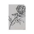 Picture of Gray Floral  _GroupedProduct_Rectangle_Portrait_Unframed_Print_Only_