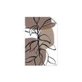 Picture of Brown Geo with Leaves I  _GroupedProduct_Rectangle_Portrait_Unframed_Print_Only_