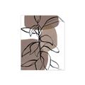Picture of Brown Geo with Leaves I  _GroupedProduct_Rectangle_Portrait_Unframed_Print_Only_
