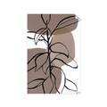 Picture of Brown Geo with Leaves I  _GroupedProduct_Rectangle_Portrait_Unframed_Print_Only_