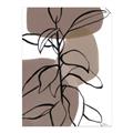 Picture of Brown Geo with Leaves I  _GroupedProduct_Rectangle_Portrait_Unframed_Print_Only_