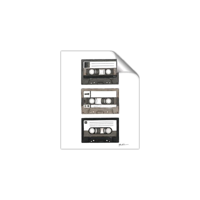 Picture of Cassette Tape _GroupedProduct_Rectangle_Portrait_Unframed_Print_Only_
