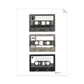 Picture of Cassette Tape _GroupedProduct_Rectangle_Portrait_Unframed_Print_Only_