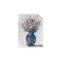 Picture of Blue Pot of Daisies _GroupedProduct_Rectangle_Portrait_Unframed_Print_Only_