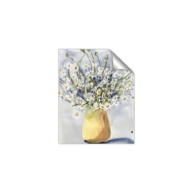 Picture of Pot of Daisies _GroupedProduct_Rectangle_Portrait_Unframed_Print_Only_