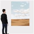 Picture of Desert Landscape _GroupedProduct_Rectangle_Portrait_Canvas_