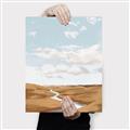 Picture of Desert Landscape Creek  _GroupedProduct_Rectangle_Portrait_Canvas_