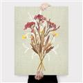 Picture of Dried Flowers with Outline I _GroupedProduct_Rectangle_Portrait_Canvas_