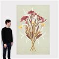 Picture of Dried Flowers with Outline I _GroupedProduct_Rectangle_Portrait_Canvas_