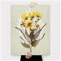 Picture of Dried Flowers with Outline II  _GroupedProduct_Rectangle_Portrait_Canvas_