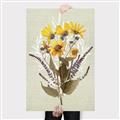 Picture of Dried Flowers with Outline II  _GroupedProduct_Rectangle_Portrait_Canvas_