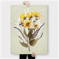 Picture of Dried Flowers with Outline II  _GroupedProduct_Rectangle_Portrait_Canvas_