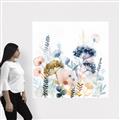 Picture of Light Blue Flowers II _GroupedProduct_Square_Canvas_