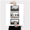 Picture of Cassette Tape _GroupedProduct_Rectangle_Portrait_Canvas_
