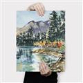 Picture of Marvel Lake  _GroupedProduct_Rectangle_Portrait_Canvas_