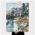 Picture of Marvel Lake  _GroupedProduct_Rectangle_Portrait_Canvas_
