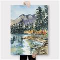 Picture of Marvel Lake  _GroupedProduct_Rectangle_Portrait_Canvas_