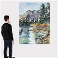 Picture of Marvel Lake  _GroupedProduct_Rectangle_Portrait_Canvas_