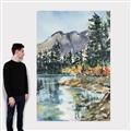 Picture of Marvel Lake  _GroupedProduct_Rectangle_Portrait_Canvas_