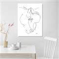 Picture of Line Drawn Horses I _GroupedProduct_Rectangle_Portrait_Canvas_
