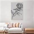 Picture of Gray Floral  _GroupedProduct_Rectangle_Portrait_Canvas_