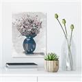 Picture of Blue Pot of Daisies _GroupedProduct_Rectangle_Portrait_Canvas_