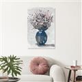 Picture of Blue Pot of Daisies _GroupedProduct_Rectangle_Portrait_Canvas_