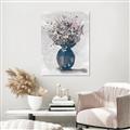 Picture of Blue Pot of Daisies _GroupedProduct_Rectangle_Portrait_Canvas_