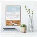 Picture of Desert Landscape Creek  _GroupedProduct_Rectangle_Portrait_Canvas_Framed_