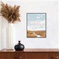 Picture of Desert Landscape Creek  _GroupedProduct_Rectangle_Portrait_Canvas_Framed_