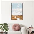 Picture of Desert Landscape Creek  _GroupedProduct_Rectangle_Portrait_Canvas_Framed_