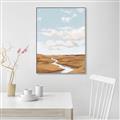Picture of Desert Landscape Creek  _GroupedProduct_Rectangle_Portrait_Canvas_Framed_