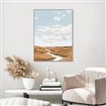 Picture of Desert Landscape Creek  _GroupedProduct_Rectangle_Portrait_Canvas_Framed_