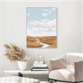 Picture of Desert Landscape Creek  _GroupedProduct_Rectangle_Portrait_Canvas_Framed_