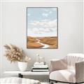 Picture of Desert Landscape Creek  _GroupedProduct_Rectangle_Portrait_Canvas_Framed_