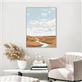 Picture of Desert Landscape Creek  _GroupedProduct_Rectangle_Portrait_Canvas_Framed_