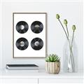 Picture of Records _GroupedProduct_Rectangle_Portrait_Canvas_Framed_