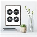 Picture of Records _GroupedProduct_Rectangle_Portrait_Canvas_Framed_