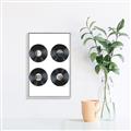 Picture of Records _GroupedProduct_Rectangle_Portrait_Canvas_Framed_