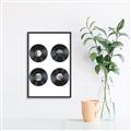 Picture of Records _GroupedProduct_Rectangle_Portrait_Canvas_Framed_
